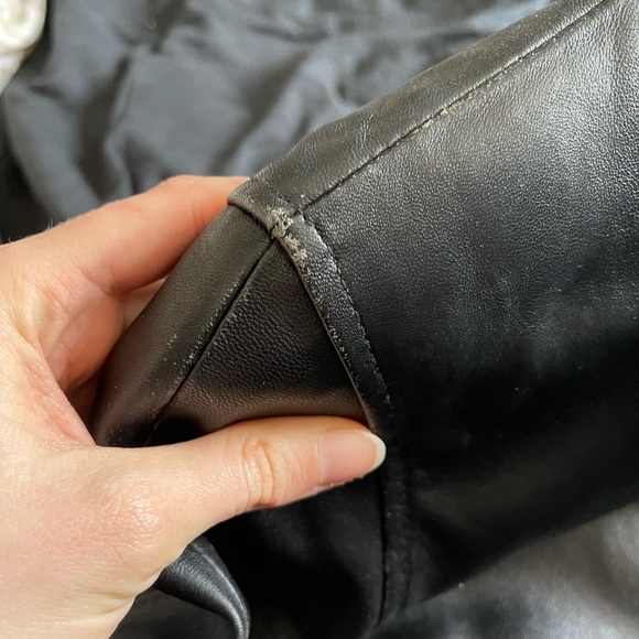 Real Leather jacket with strap belt - Picture 9 of 11